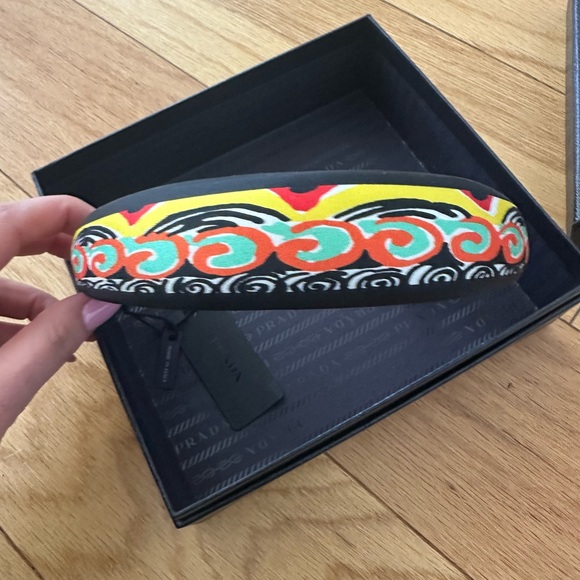 Prada Vibrant Patterned Hairband - Picture 4 of 11